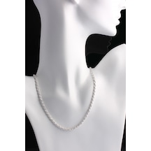 Omar Silver Unisex Halat Gümüş Zincir 3 Mm Elmas Kesim Gümüş Koly