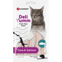 Flamingo Deli Yumm Ton Balıklı Ve Somonlu Kedi Ödül Maması 5x14 Gr