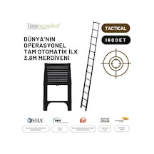 3.8m Taktik Amaçlı Tam Otomatik Teleskopik Merdiven - 1600et