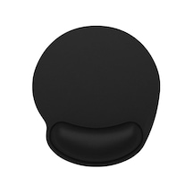 Bilek Destekli Mousepad Ergonomik Tasarım, Ofis Ve Oyun İçin Siyah