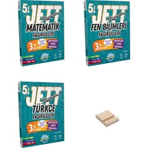 5. Sınıf Jett Matematik Fen Bilimleri Ve Türkçe Fasikülleri 3lü Set