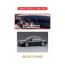 Subaru Imprezza 1998-2000 Torpido Koruma Halısı Kırmızı Kenar