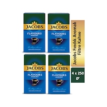 Jacobs Flavours Fındık Aromalı Filtre Kahve 4 x 250 G