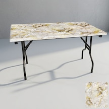 Banket Katlanır Masa Werzalit, Allzalit. Vermodin Tabla 80x140 - Gold Çok Renkli