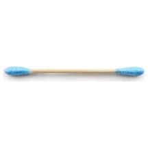 The Humble Co. - Humble Brush Swabs - Blue, Bambu Kulak Çubuğu Mavi, Çevre Dostu Pamuklu Kulak Çubukları, Plastik İçermeyen Ambalaj, Doğal Renkli Pamuktan Kulak Çubukları 50 x 22
