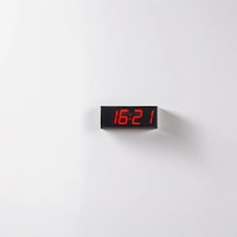 Dijital Led Duvar Ve Masa Saati - Kırmızı Kasa Ölçüsü: 12x30 Cm