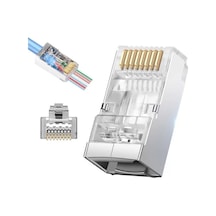 Sh Powermaster Pm-25747 Ez-rj45 Açık Uçlu Soket Plug Yeni Nesil Cat6 - Cat7 8p/8c Tekli Najmaddin
