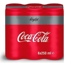 Coca Cola Light Kutu 6 x 250 ML