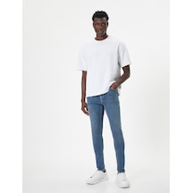 Koton Super Skinny Fit Kot Pantolon - Justin Jean Açık İndigo 4sam40112nd Açık İndigo