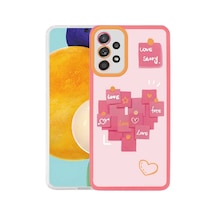 Zore Galaxy A52 Kılıf Nvth M-fit Desenli Kapak - Love Story No2