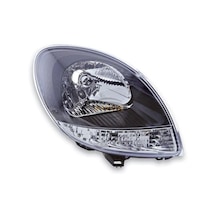 Far Komple Sol Manuel Renault Kangoo Siyah Çerçeveli 2008-2009