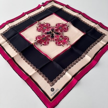 Vissona Twill İpek Eşarp Ipk4509-27321 Çok Renkli