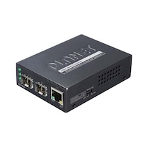 1-port 10/100/1000base-t - 2-port Gigabit Sfp Switch Media Converter