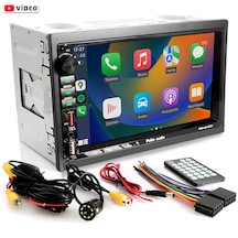 7'' Double Din Teyp 4x60w Dual Şarjlı Usb Fm Sd Kameralı Poke