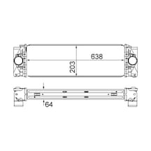Mahle Cı369000s Turbo Radyatoru 2e0145804 68013636aa 68014095aa