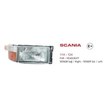 Ayfar Sinyalli Komple Far Sağ Scanıa 114-124 E4