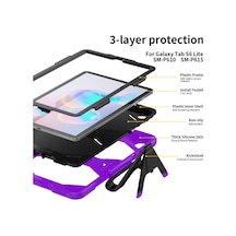 Galaxy P610 Tab S6 Lite 10.4 Kılıf Griffin Tablet Kapak - Mor Diğer