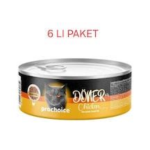Döner Bites Sos İçinde Tavuk Etli Yetişkin Kedi Konservesi 70gr- 6 Lı Paket