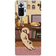 Redmi Note 10 Pro Uyumlu Nostaljik Köpek Tasarımlı Baskılı Silikon Kılıf Renkli