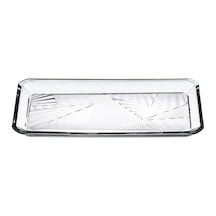 Madlen Dikdörtgen Tatlı Tabağı - 2'li - 22cmx12cm Açık Bej