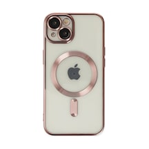 Apple İphone 14 Plus Kılıf Kross Magneticsafe Kapak - Rose 0.2M-Çok Renkli