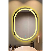 Dokunmatik 80 X 60 Dimmerli Günışığı Dekoratif Duvar Aynası Banyo Kullanımı Diğer