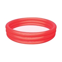 Bestway Havuz 102x25cm Düz Zemin 3 Blm 51024 Kırm Kırmızı
