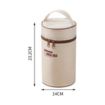 Snapbuy Taşınabilir Termal Öğle Yemeği Çantası - Su Geçirmez, Toz Geçirmez, Büyük Kapasiteli Öğrenciler İçin 1yemek Çantası1 L Kahverengi