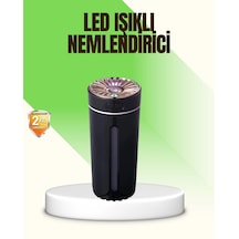 Hubrendy Tekno Led Işıklı Aromaterapi Hava Nemlendirici Ultrasonik Sessiz Nem Ayarı