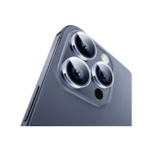 Baseus iPhone Uyumlu 15 Pro/15 Pro Max İçin Sapphire Serisi Hd Cam Kamera Koruyucu- 5775