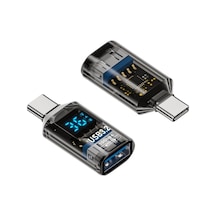 Revolution Type C To Usb 3.2 Dönüştürücü 36w Hızlı Şarj 10gbps Veri Transferi Dijital Ekran Otggm