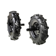 Dubleks 400X8 Komple Tekerlek Ve Aks 1 Takım Flash 250/300 İçin
