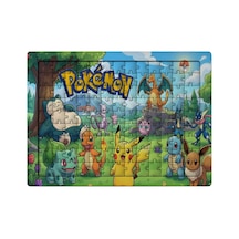 Ghostbastır Design Pokemon 99 Parça Ayaklı Puzzle Dekoratif Çocuk Yapbozu 0109