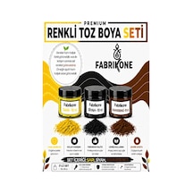 3'lü Set Premium Parafin Soya Wax Toz Mum Boyası Hobi Seti - 10 Cc Sarı, Siyah, Kahverengi Bkfab3srskh10g Karışık