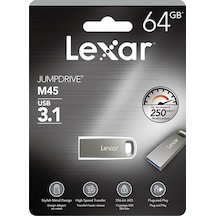 Lexar JumpDrive M45 64 GB USB 3.1 Metal USB Flash Bellek