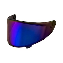 Kyt Kx-1 Race Gp Kask Camı Irıdum Mavi