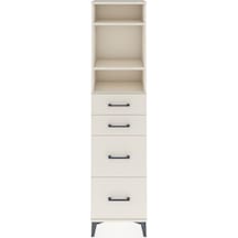 Arges Dolap 3 Raflı 4 Çekmeceli 44x30x182 Aytaşı-aytaşı Aytası