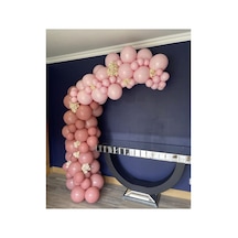 Makaron Pembe Ve Toz Pembe Balon Zinciri 100 Adet Mix