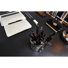 Ayrex Tikky Graphic Keçe Uçlu Teknik Çizim Kalemi, 0,2 Mm, Siyah Mürekkep