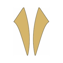 Cg Gold Çamurluk Yan Sticker Standart