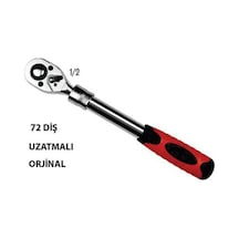 Lokma Cırcır Kolu, Uzatma, 1/2", 72 Diş
