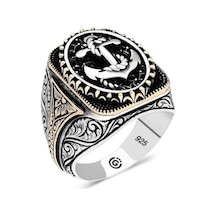 Gümüş Deniz Çapası Oval Erkek Yüzük (551186943) Gümüş Deniz Çapası Oval Erkek Yüzük (551186943)