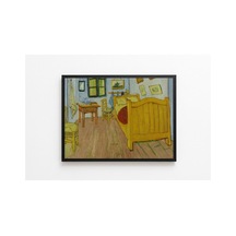 Van Gogh Arles'daki Yatak Odası Çerçevesiz Poster 30x42 Cm A3 Tablo Duvar Dekoru Mat Fotoğraf Kağıdı