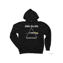 Pink Floyd Dark Side Siyah Kapşonlu Sweatshirt Hoodie