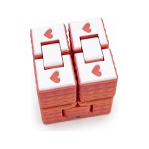 Renkli Sonsuzluk Küpü Pembe 40x40mm
