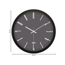 30 Cm Gerçek Cam Sessiz Mekanizma Duvar Saati 0240-beyaz-şekilli-48cm