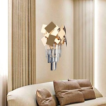 Roshan Modern Gold Tasarım Salon Koridor Ledli Salon Aplik Sarı