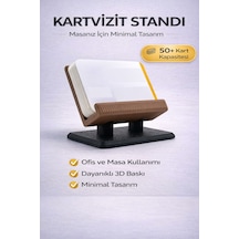 Masaüstü Kartvizitlik Modern Tasarım Kartvizit Standı