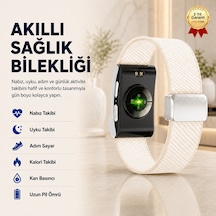 Krem Akıllı Bileklik Sağlık Ve Aktivite Takipli Nabız Uyku Kalori Ve Kan Basıncı Takibi-1725