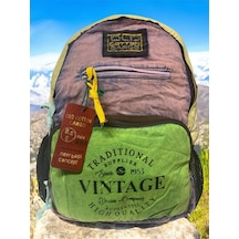 Kaliteli Tek Bölmeli Vintage Disayn Günlük Gezi Okul Sırt Çantası North Dakato Bag Brand 30x43cm Kırmızı
